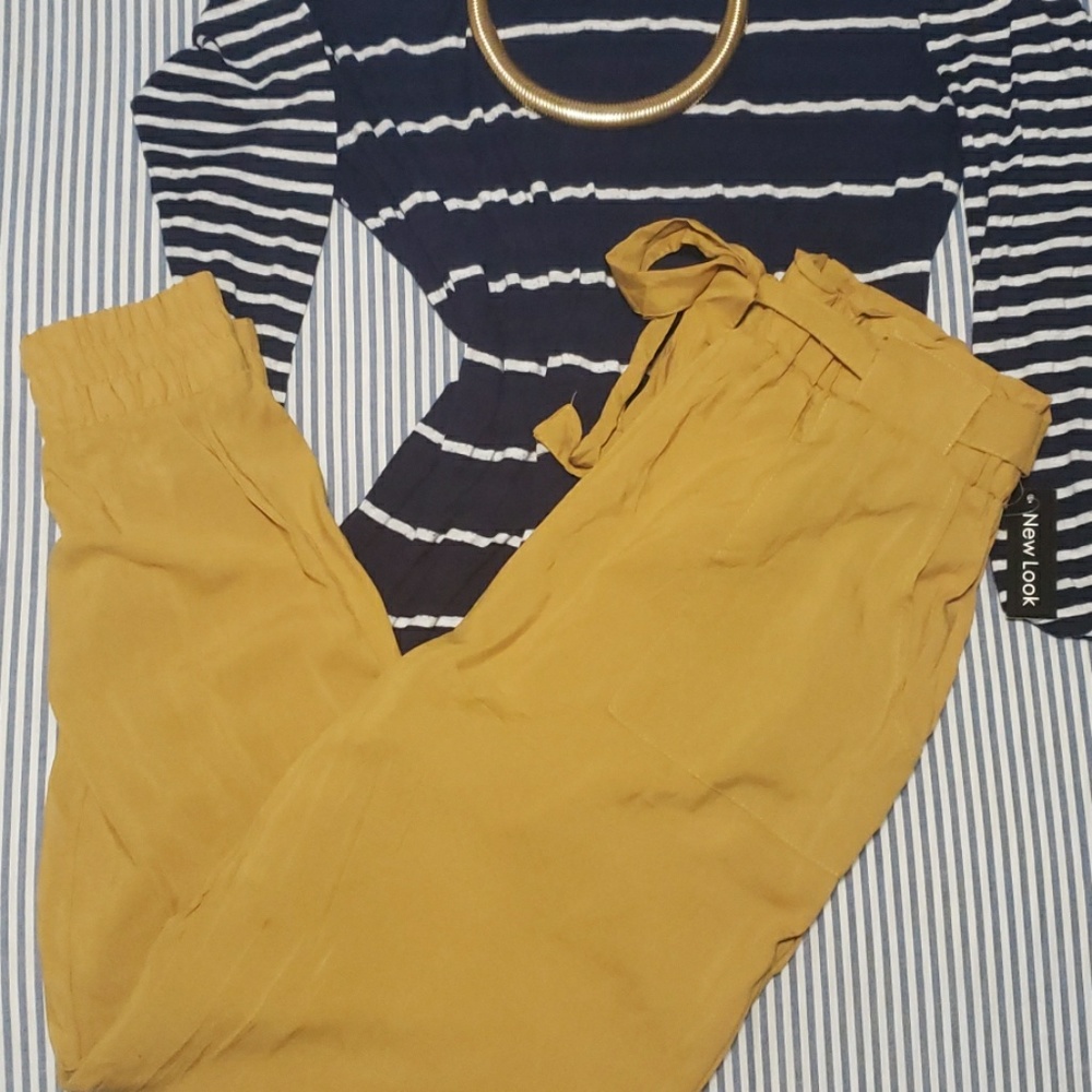New Look Mustard Yellow Joggers